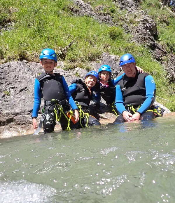 Familien-Schnuppercanyoning