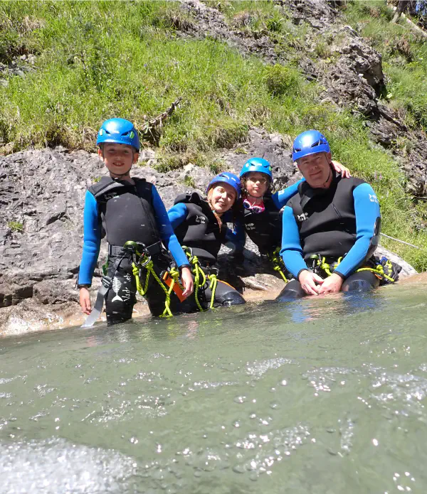 Familien-Schnuppercanyoning