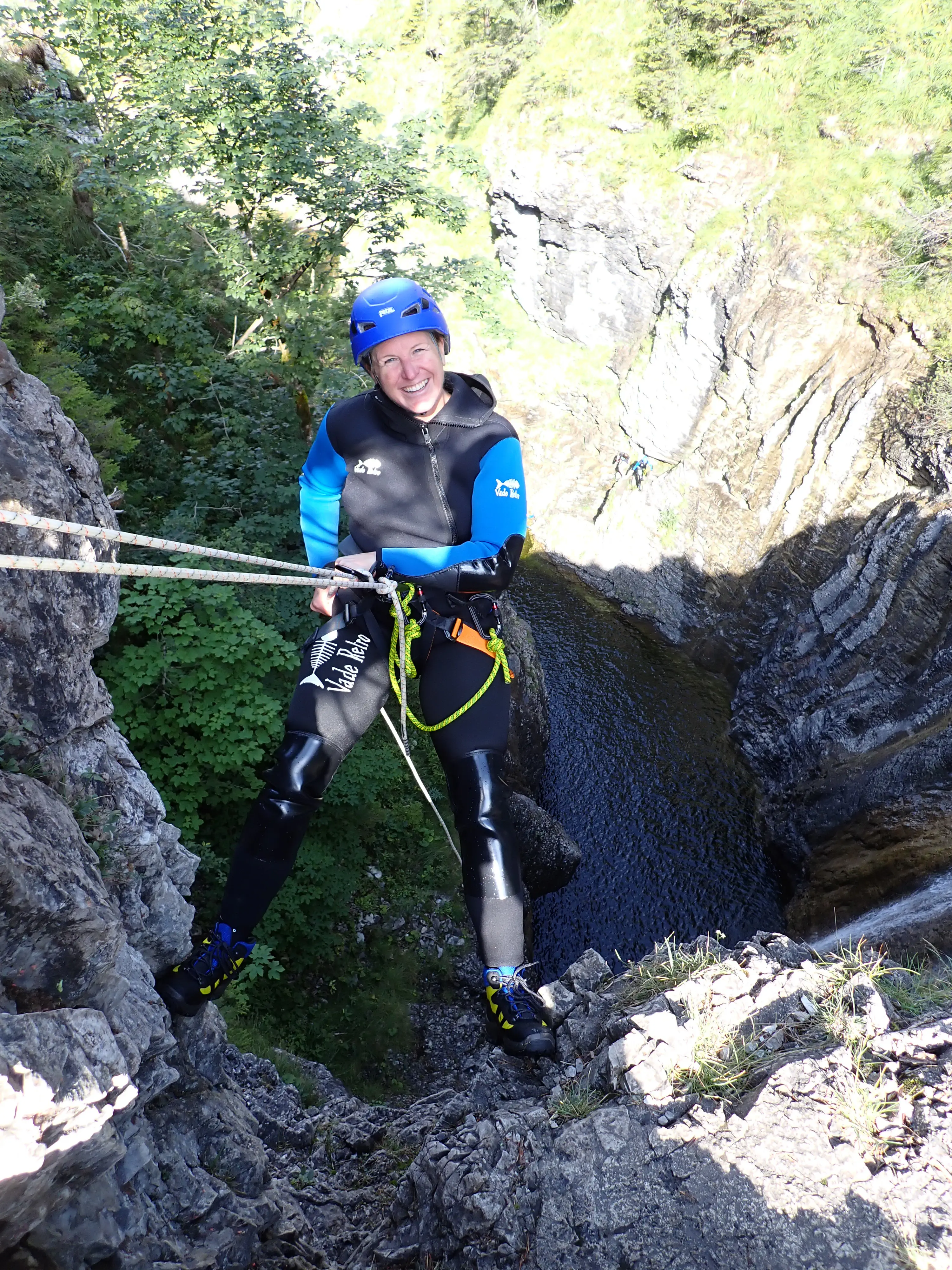 Stuibenfalle Abseilen 30M - Frau