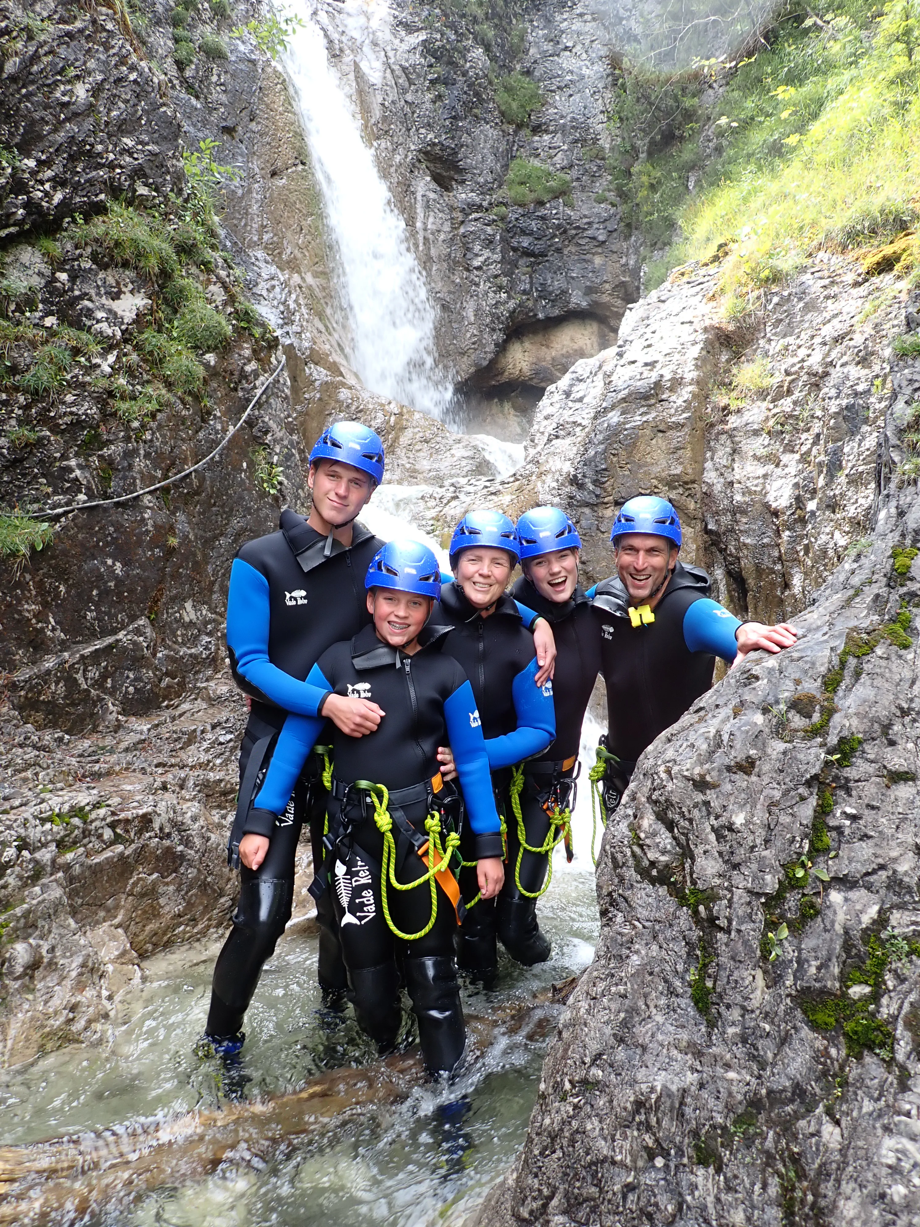 Familien Canyoning im Naturpark Tiroler Lech - freude